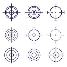 Crosshairs Icon Set Target Clipart
