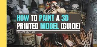 Paint A 3d Printed Resin Miniature