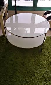 Coffee Table Ikea Strind Glass Round