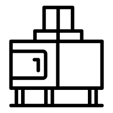 Furnace Icon Outline Vector Gas Fire