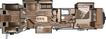 3x427bhs 2 Bedroom 5th Wheel Floor