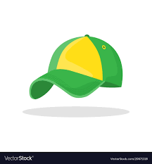 Baseball Cap Icon Flat Style Design