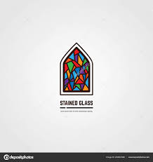 Colorful Stained Glass Window Logo