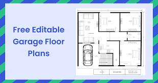 Free Editable Garage Floor Plans