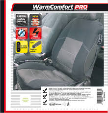 Premium Сarbon Heatable Seat Cover 12 V
