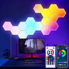 Hexagon Lights Rgb Led Wall Lights With