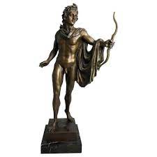 Bronze Statue Of Apollo Greek God