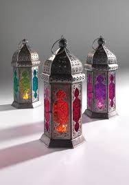 Tonal Moroccan Lantern Free Standing