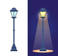 Lamp Post Vector Art Icons And
