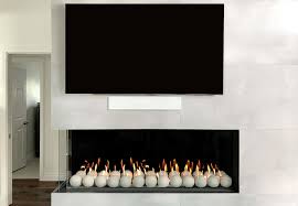 Modern Left Corner Frameless Fireplace