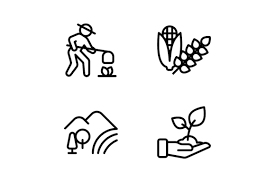 Set Of 50 Agriculture Business Icons