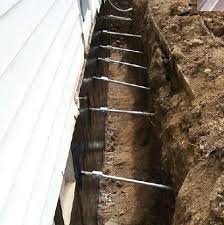 Bowing Basement Walls Wall Anchors Fix