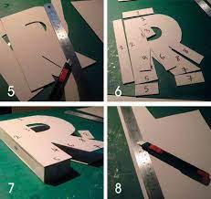 Diy Letters Cardboard Letters Diy