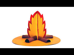 Paper Fire Craft For Kids Craft Train