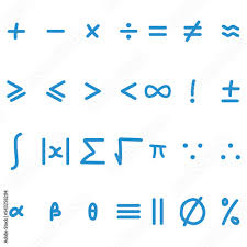 Basic Symbols In Mathematics Math