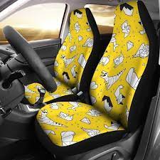 Funky Yellow Car Seat Covers For