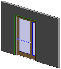 Double Pocket Door With Glass 2495 In