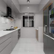 Demira Light Grey Glossy Kitchen Tiles