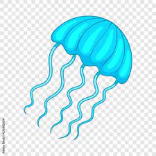 Jellyfish Icon Cartoon Ilration Of