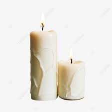 Two White Candles Photo White Candle