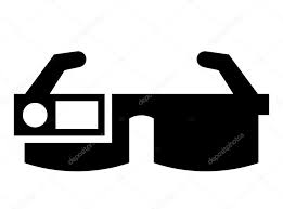 Smart Glasses Icon Stock Vector By