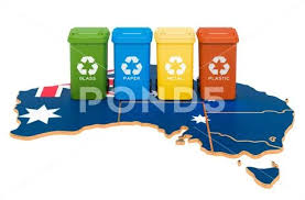 Australia Colored Trash Cans