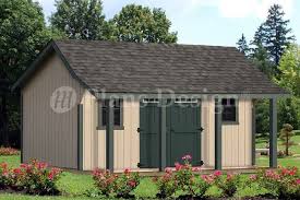 16 X 16 Ft Guest House Storage Shed