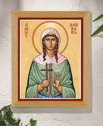 St Barbara Original Icon 14 Tall