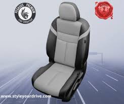 Skoda Kushaq Seat Cover In Grey And