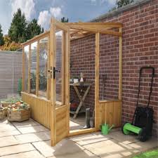 Wooden Lean To Greenhouse 291 Part