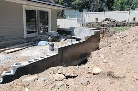 Supporting A Deck With A Retaining Wall