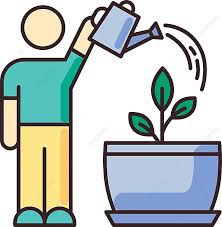 Indoor Plant Care Icon Watering And