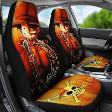 Luffy One Piece Car Seat Covers Set Of