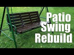 Diy Patio Swing Rebuild