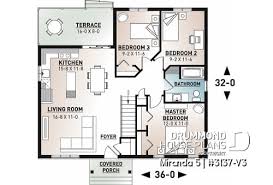 1 Story House Plans For Narrow Lots