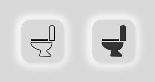 Toilet Icon Wc Ilration Symbol Sign