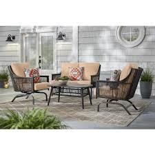 Hampton Bay Bayhurst 4 Piece Black