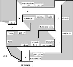 Floor Plan Of The Maze In Experiment 1