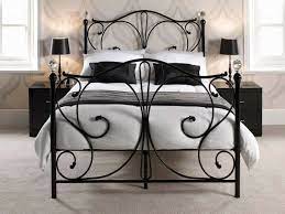 Luxury Metal Bed Frame With Crystal