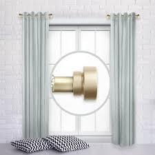 20 In Single Curtain Rod In Light Gold