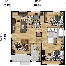 Plan 80933pm Simple 2 Bed Modern House