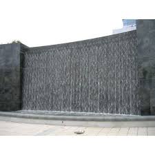 Square Polished Stone Wall Fountain