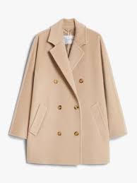 White Wool Coat Max Mara