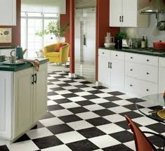 Black And White Checkerboard Floor Tile