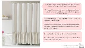 Grey Linen Shower Curtains Dark Gray