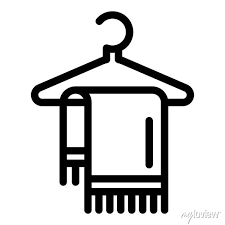 Clothes Hanger Icon Outline Clothes