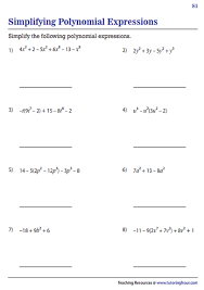 Simplifying Polynomial Expressions