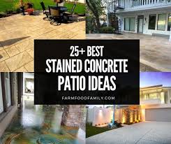 Stained Concrete Patio Colors Ideas