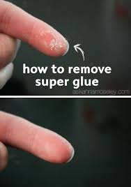 How To Get Super Glue Off Skin Remove