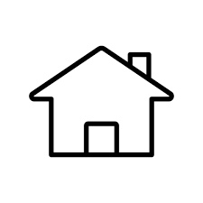 House Line Icon Simple Design Editable